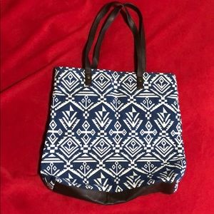 Geometric tote bag purse